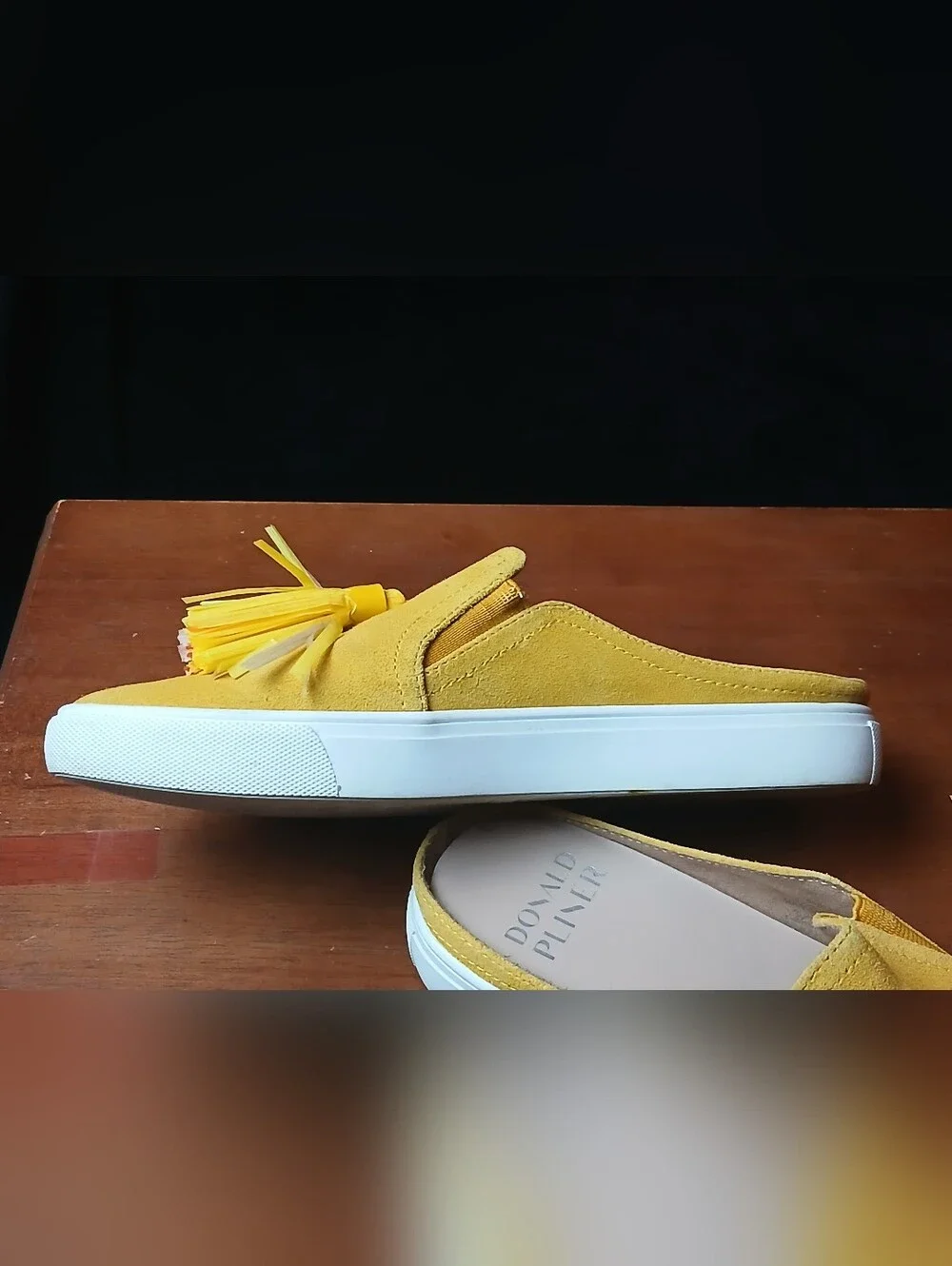 Donald J. Pliner Kids Yellow Tassel Slip-On Shoes - Picture 15 of 15